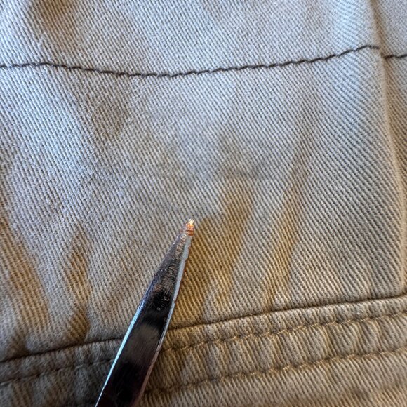 Vintage Silvertab Carpenter Shorts Mens Size 36 Khaki Y2K 90s - Picture 5 of 11